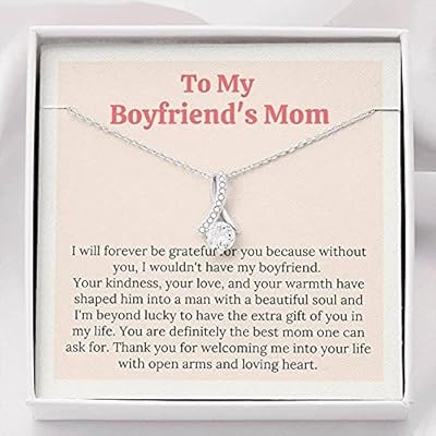 Buy To My Boyfriend S Mom Gift Gift For Boyfriend S Mom For Boyfriend S Mom Boyfriend S Mom Birthday Mom Of Boyfriend Gift To My Mom Necklace Boyfriend S Mom Gifts Jewelry Online In Indonesia B093hlx6t5