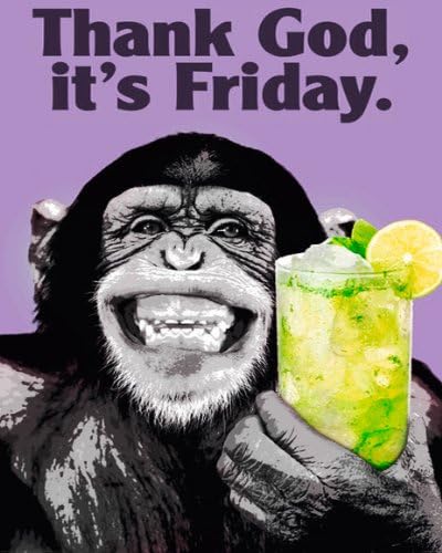 The Chimp-Friday Mini Poster 16 x 20in
