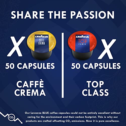 Lavazza Blue Capsules Coffee Pods, Best Value Variety Pack Top Class