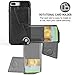 iPhone 7 Plus/iPhone 8 Plus Wallet Case, ZVEdeng Leather Durable Shockproof iPhone 7/8 Plus Card Holder Cases with ID Credit Card Slot for Apple iPhone 7 Plus (2016) / iPhone 8 Plus (2017) - Black