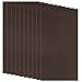 10 Pieces Leather Patches Leather Repair Kit for Couch Furniture Sofas Car Seats Handbags Jackets (Coffee)