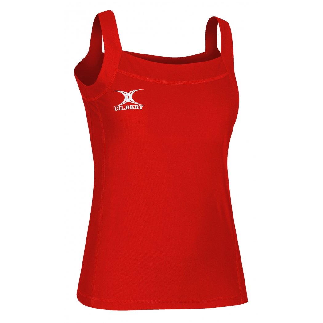 Blaze Netball Tank Top - Red - size 14