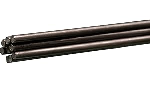 K&S Precision Metals Music Wire 507 – 1/8" OD x 36" Long - High Tensile Strength for Crafts, Jewelry, Musical Applications, Made in USA - 9 Wires