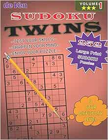 252 twins sudoku puzzles 3 star level test your