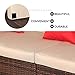 SUNCROWN Outdoor Patio Furniture 4-Piece Conversation Set All-Weather Wicker, Thick, Durable Cushions with Washable Covers, Porch, Backyard, Pool Garden