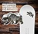 The Grizz | Yosemite, California Half Dome Bear Tribute Sticker | for Cars Trucks Vans RVs Boats Journals or Walls | 5