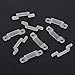 eBoot 100 Pieces Mounting Bracket Clips LED Strip Fixing Clips for 12 mm Max Width Ip68 Led Strip with 200 Pieces Screws