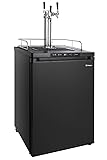 Kegco HBK309B-3 Kegerator, No Kegs, Black