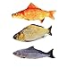 KTCLCATF Catnip Toys Set Simulation Fish Shape Doll Interactive Pets Pillow Chew Bite Supplies for Cat/Kitty/Kitten Fish Flop Cat Toy Catnip Crinkle Toys 3PCS (CAOY-3PCS)