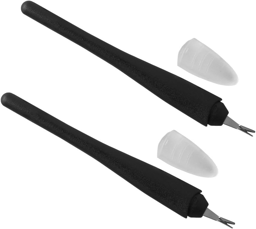 NAILFUN2 Cuticle Trimmers with V-Shaped Blade - Black