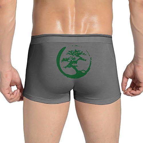 ZEN Bonsai Tree In Enso Circle-1 Men's Soft Boxer Brief Basic Brief