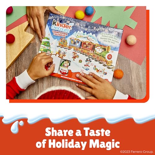 Kinder Chocolate Countdown Calendar, 2 Pack, Individually Wrapped Chocolate  Candy, 2023 Advent Calendar, 24 Pieces Each, 8.8 Oz Total in Saudi Arabia |  Whizz Assortment Boxes