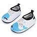 JIASUQI Baby Athletic Sneakers Water Skin Shoes Socks for Beach River Boating,Beige Dophin 12-18 Months