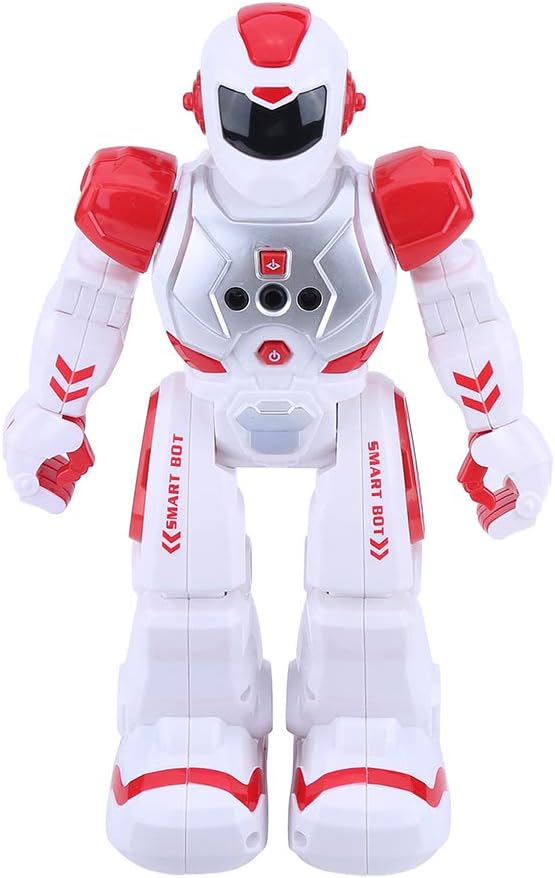 pics Blue Red Robot Toys remote control robot travel toy smart