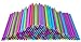 Drinking Straws 500 Count BPA-Free Multi-Colored Disposable Plastic Straw Assorted - DuraHome