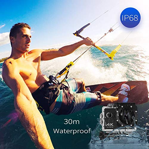 star sound source 4K WiFi Action Kamera Ultra HD16MP 30m Unterwasser-Wasserdichte Sport-Cam 173° Weitwinkel Unterwasser… – Bild 4