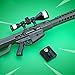 manhuan M82A1 Sniper Rifle Trumpet Barrett Metal Game Props Guns Model Action Figure Arts Toys Collection Keychain Gift