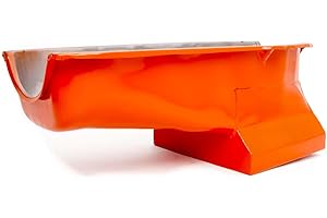 Racing Power Company R9726 Orange Drag Race Oil Pan for Small Block Chevy