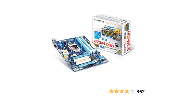 Amazon Com Gigabyte Lga 1155 Intel 5 Sata 6gb S Usb 3 0 Micro Atx Ddr3 1600 Motherboards Ga 5m D3h Computers Accessories
