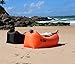 2L SPORTS Inflatable Air Lounger - Perfect for Travelling, Camping, Beach and Pool! Used as Air Chair, Hangout Sofa, Couch, Hammock, with carry bag. Easy to Inflate! (BLACK)