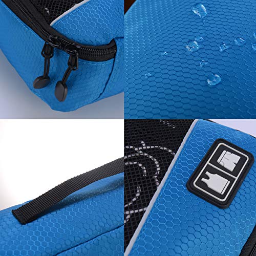 Packing Cubes Luggage Suitcase Organizer Bags for Travel Accessories 8 Set (Rose Blue)