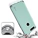 OnePlus 5T Case, CoverON Bios Series Minimalist Thin Fit Protective Hard Phone Cover with Embedded Metal Plate for Magnetic Car Mounts - Powder Blue on Gray