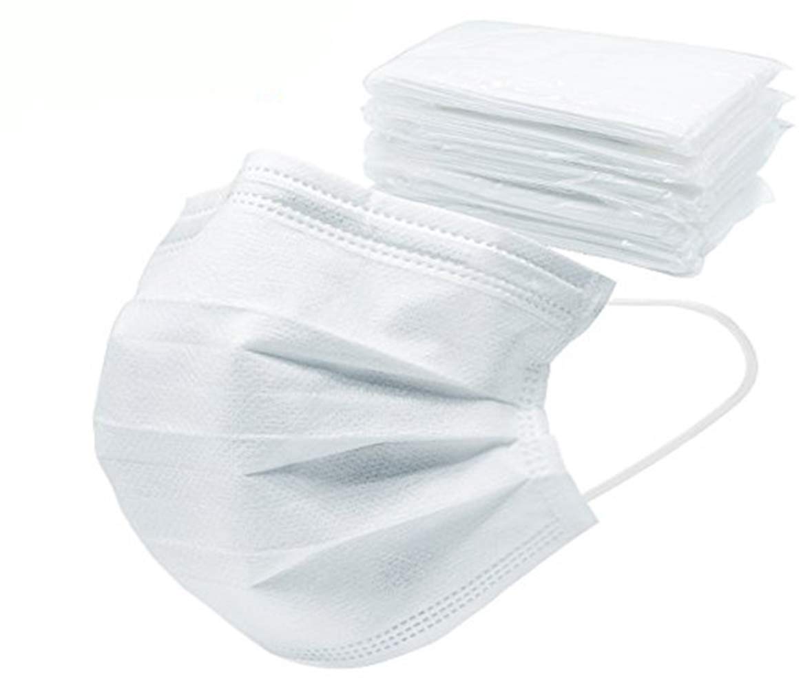 50 PCS Disposable Medical Face Mask Dental Surgical Hypoallergenic