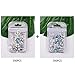 300 pcs Acrylic Crystal AB Shine Nail Art Flatbacks Rhombus Silver Back Rhinestones Gems Bead Jewels Stones for Nail DIY Crafts Projects Makeup 2 sizes; 6mm(200pcs)+8mm(100pcs)
