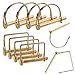 Shaft Locking Pin, ETSAMOR 10pcs Trailer Coupler Pin Safety Coupler Pin with 1/4 Inch Diameter in 2 Shapes for Farm Trailers Wagons Lawn Garden (Gold)