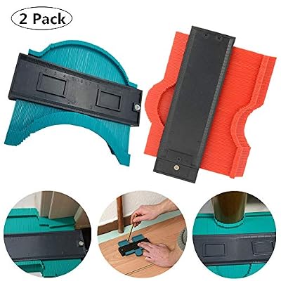 5 Inch Contour Profile Gauge, High Accuracy Contour Copy Profile Gauge Tiling Laminate Edge Shaping Measure Ruler Duplicator Tool