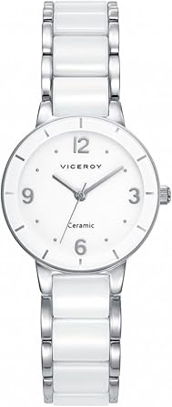 Viceroy Reloj Analogico para Mujer de Cuarzo con Correa en Cerámica 471044-05