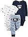 Carter's Boys' 3 Pc Back Art 126g346, Navy, 6 Months
