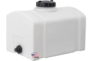 RomoTech 82123889 Polyethylene Domed Reservoir Water Tank, 16 gallon, Made In The USA Poly Tank For Water and Non-Flammable Liquids, Rust and Corrosion Proof