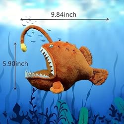 Tiny Heart Simulation Anglerfish Soft Stuffed Plush