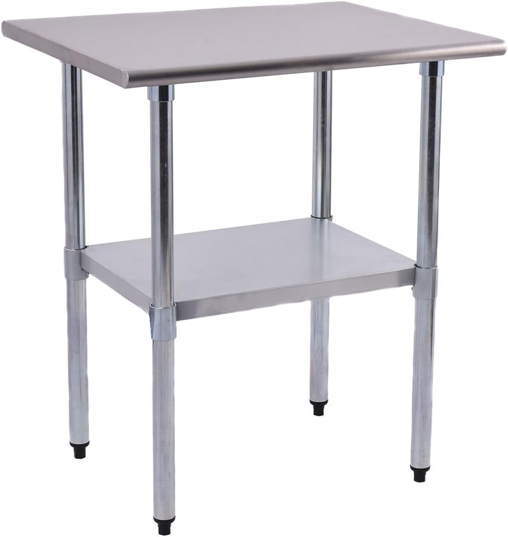 New 24" x 30" Stainless Steel Work Prep Table Commercial Kitchen Restaurant