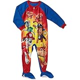 Paw Patrol Toddler Boy Micro Fleece Footed Pajamas