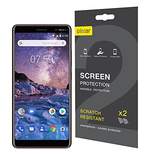 Nokia 7 plus screen protector - 2 pack - case friendly protection…