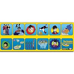 The Beatles Tasse en céramique de qualité supérieure Motif Characters Jaune - Les Beatles, Paul McCartney, John Lennon, RIngo Starr, George Harrison The Beatles Tasse en céramique de qualité supérieure Motif Characters Jaune – Image 2