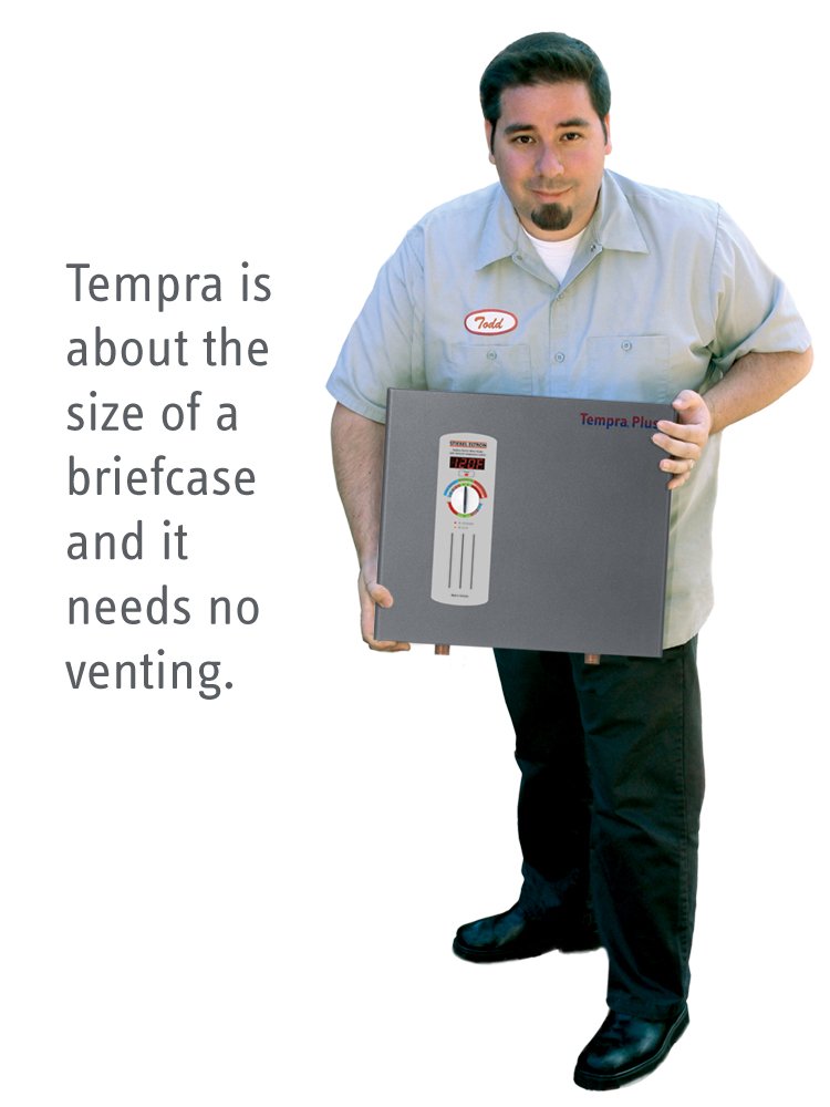 Stiebel Eltron 224198 240V, 1 Phase, 50/60 Hz, 20 kW Tempra 20 Plus Whole House Tankless Electric Water Heater, Advanced Flow Control