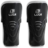 LUCA Soccer Shin Guards Youth + Adults - Superlight Protective Sports Shinguards for Men, Women - Shin Guard Set for Boys + Girls