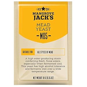 MEAD YEAST 25L – Mangrove Jack’s M05 – Honingwijn | Honinggist | Wijngist | Actieve Gist | Cider Yeast | Home Brew