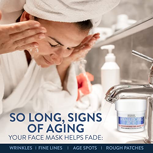 Advanced Clinicals Hyaluronic Acid Gel Facial Mask w/ Collagen