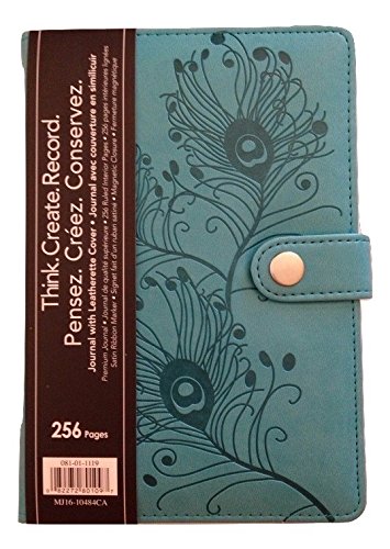 Markings by C.R. Gibson - Large Journal with Leatherette Cover (Turquoise) MJ16-10484