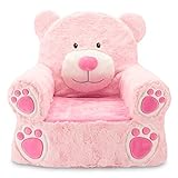 Sweet Seats Sturdy and Soft Plush Bear Chair in