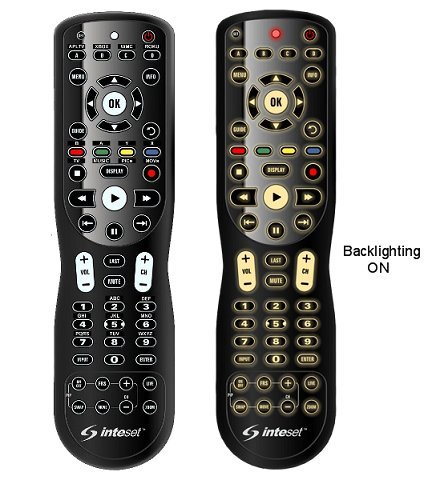 Inteset 4-in-1, INT422 Universal Backlit IR Learning Remote for use with Apple TV, Xbox One, Roku, Media Center/Kodi, Nvidia Shield and Many Other A/V Devices - Thumbnail 4