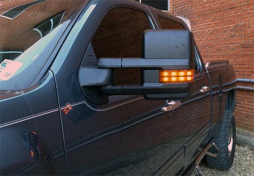 ModifyStreet Power Side Towing Mirrors with Turn Signal and Heated Defrost and Clearance Light for 07-13 Chevy Silverado Avalanche Tahoe Yukon/XL/Denali Suburban or GMC Sierra- 1 Pair included - Thumbnail 7