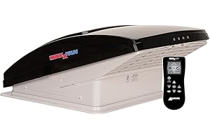 Maxxair MAXXFAN DELUXE 10-Speed Fan Motor with 12 Inch Fan, Anti-Rattle Lid