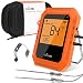 BBQ Meat Thermometer, Bluetooth Remote Cooking Thermometer, Digital Oven Thermometer with 6 Probe Port for Smoker Grilling (Carrying Case Included)