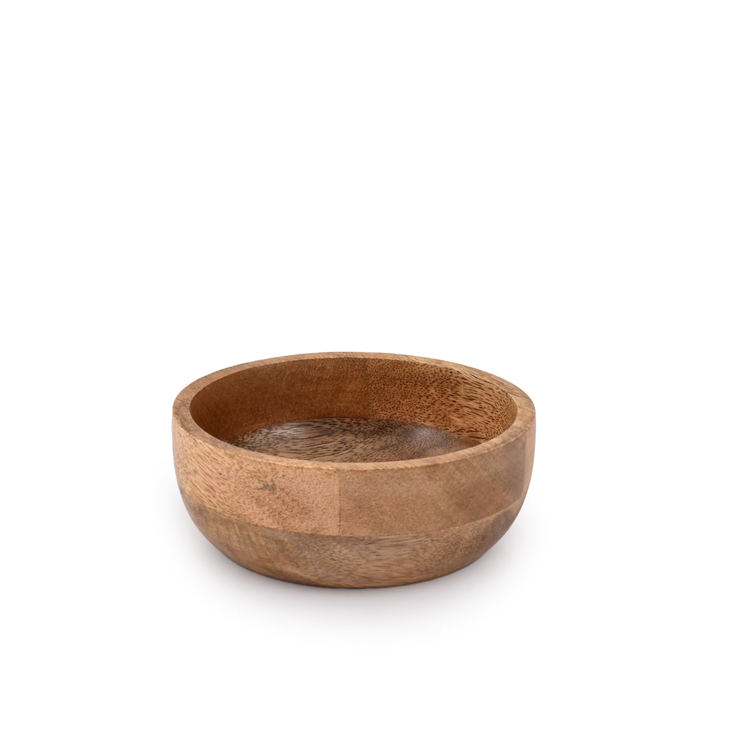 Samhita Mango Wood Round bowl Perfect for Nuts, Candy, Appetizer, Snacks, Olive and Salsa. Looks Absolutely Beautiful With Your Kitchen Setting. (5" x 5" x 2") - Image 5