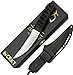 CRKT Sakimori Fixed Blade Knife with Sheath: Law Enforcement, Survival, Dual Grind High Carbon Blade, Cord Style Wrapped Handle, Molle Compatible Sheath 2913N